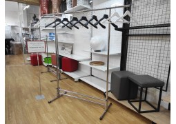 Стійка для одягу L1.5 х H1.5  з виступами 